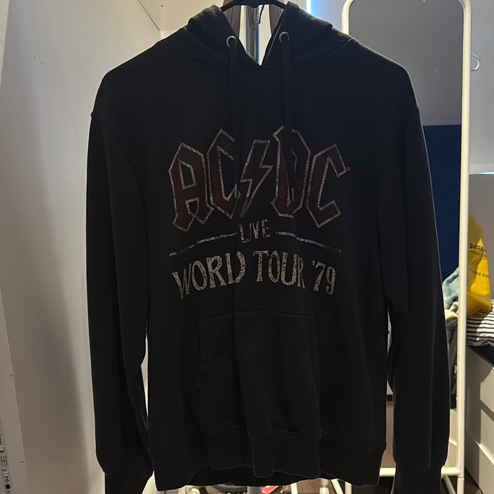Hoodie gris foncé AC/DC